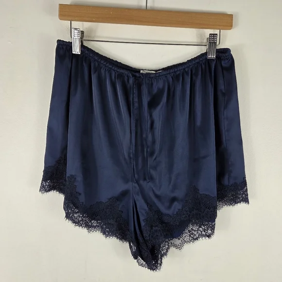 Abercrombie & Fitch Satin Lace Trim Cami Tank Short Set Pajama Set Nightie Set - Picture 2 of 13